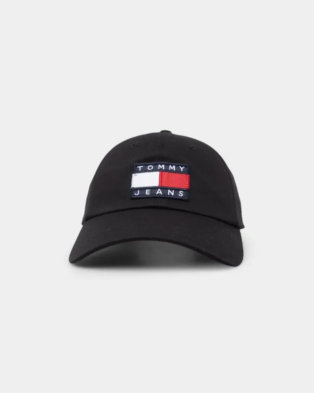 Tommy Jeans Heritage Cap Black sold by Culture Kings