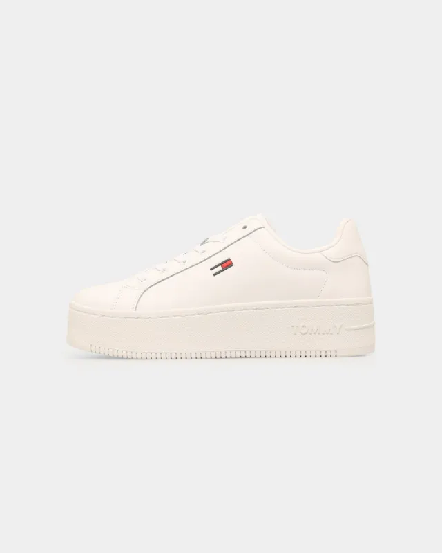 Tommy Jeans Women's Flatform Essential White made by Culture Kings