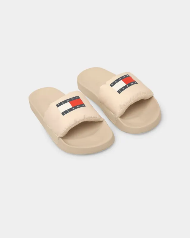 Tommy Jeans Women's Padded Pool Slide Stony Beige sold by Culture Kings