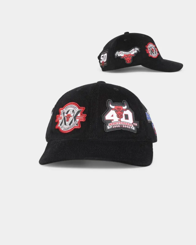 Mitchell & Ness Chicago Bulls 'Anniversary Patch' Deadstock Snapback Black sold by Culture Kings
