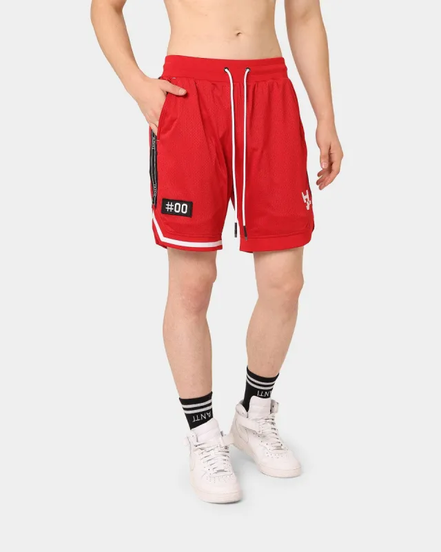 The Anti Order Off Season Basketball Shorts Red/White sold by Culture Kings