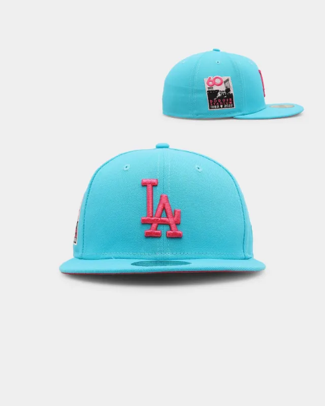 New Era Los Angeles Dodgers 'Neon Vice' 59FIFTY Fitted Neon Blue sold by Culture Kings