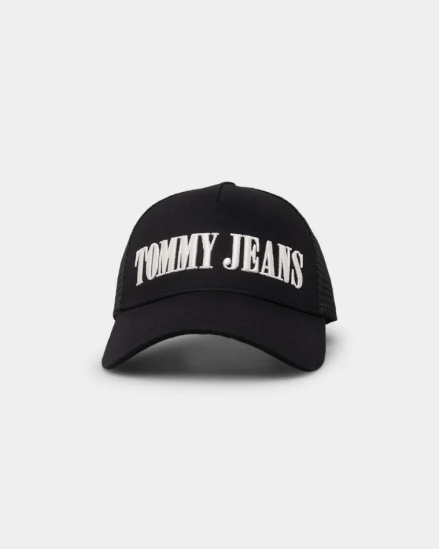 Tommy Jeans Heritage Stadium Trucker Cap Black sold by Culture Kings