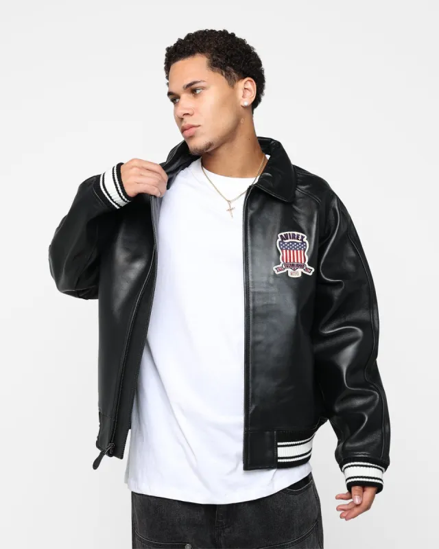 Avirex Icon Jacket Jet Black sold by Culture Kings