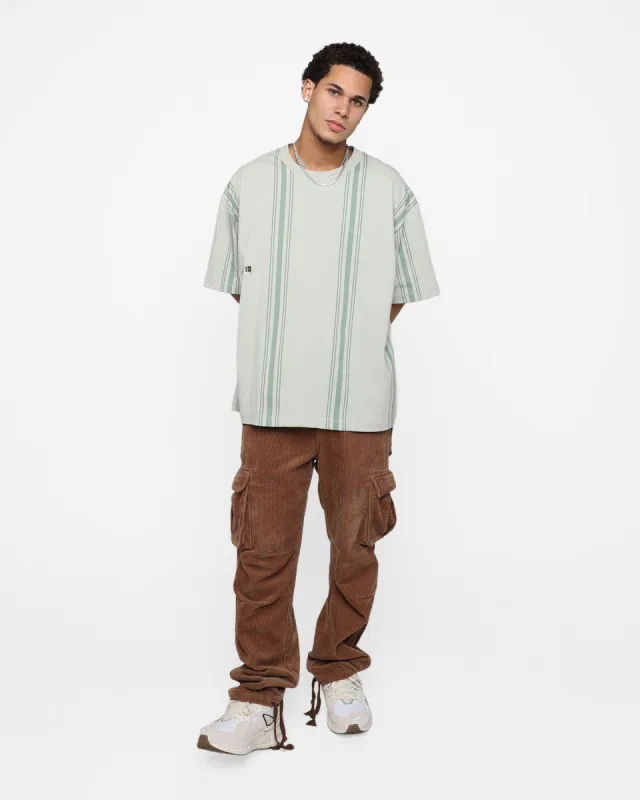 Students Golf Mullinax Knit Stripes T-Shirt Khaki made by Culture Kings