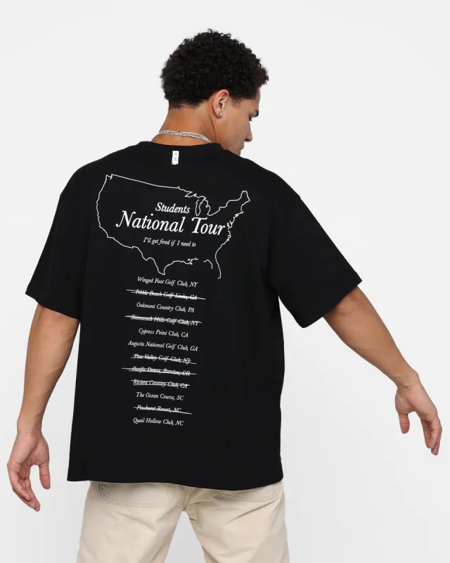 Students Golf National Tour T-Shirt Black sold by Culture Kings