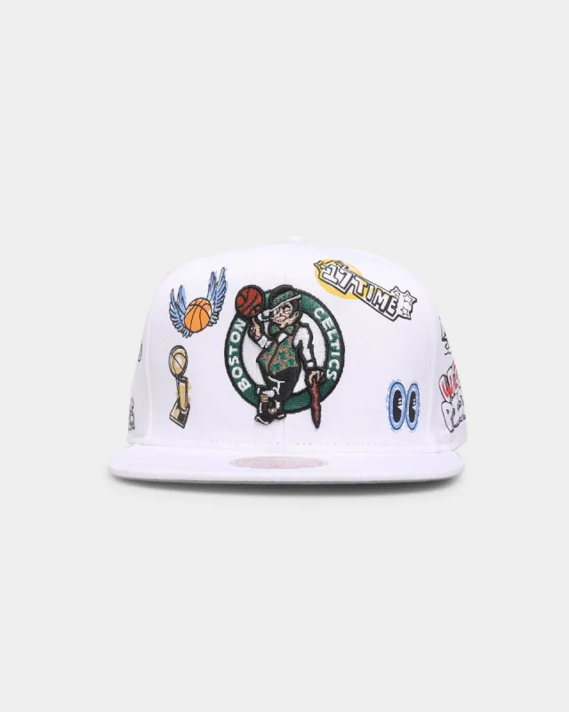 Mitchell & Ness Boston Celtics 'Hand Drawn' Original Fit Snapback sold by Culture Kings