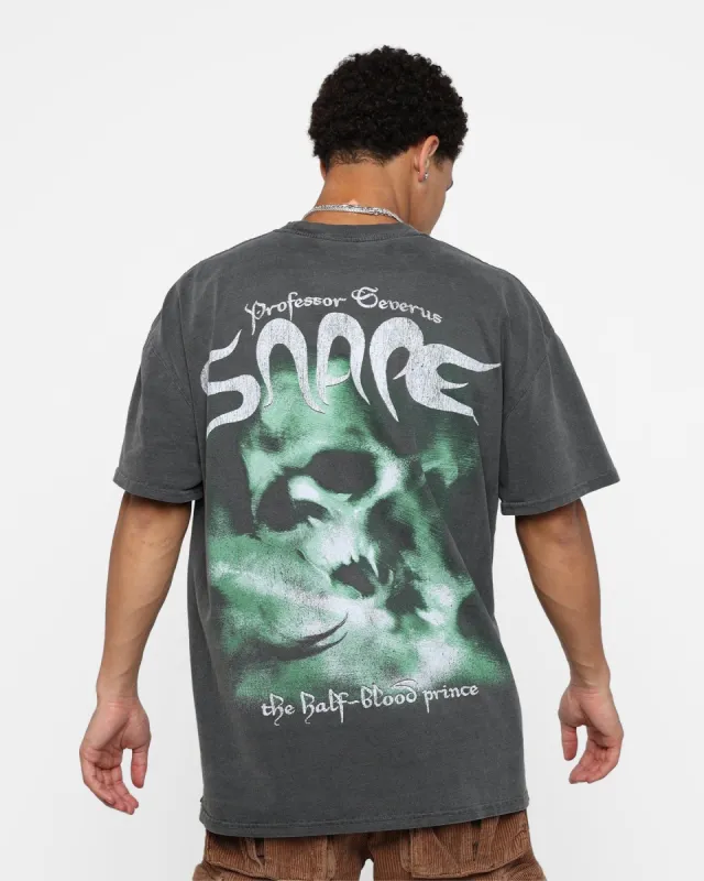 American Thrift X Harry Potter Snape Heavyweight Vintage T-Shirt Black Wash sold by Culture Kings