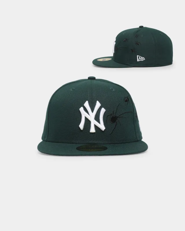 New Era New York Yankees 'Spider Crown' 59FIFTY Fitted Green sold by Culture Kings
