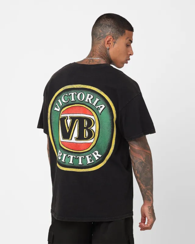 Goat Crew X Victoria Bitter VB Vintage T-Shirt Black Wash sold by Culture Kings