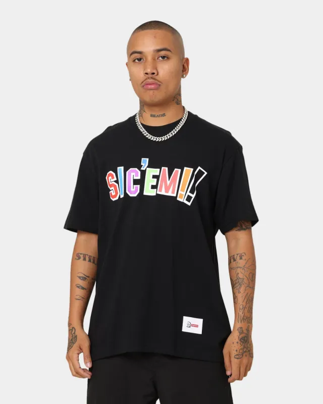 Supreme X WTAPS Sic Em T-Shirt Black sold by Culture Kings