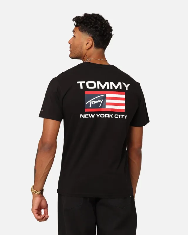 Tommy Jeans Classic Athletic Flag T-Shirt Black sold by Culture Kings