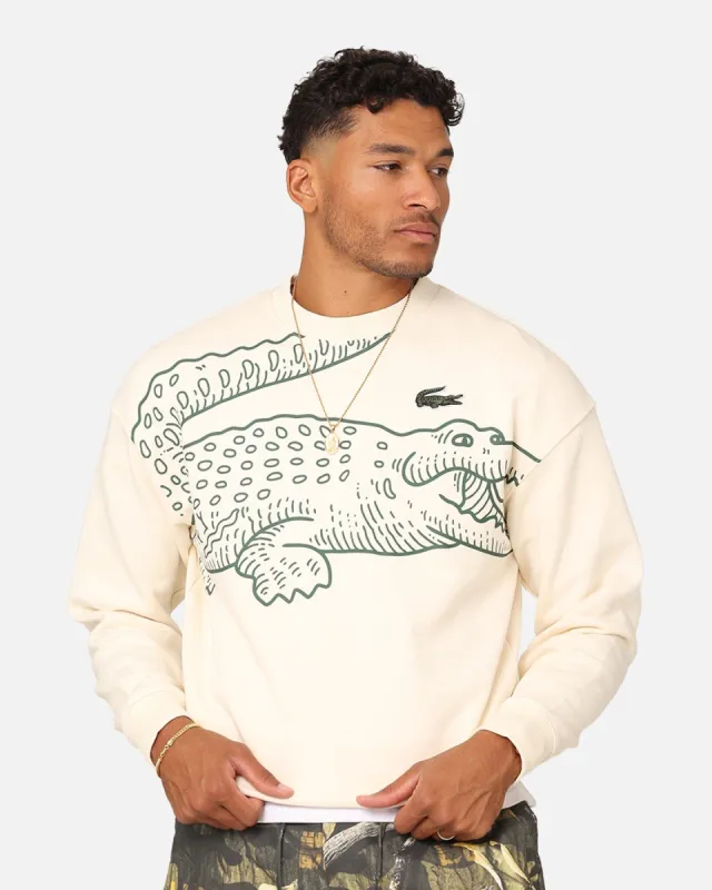 Lacoste Big Croc Loose Fit Sweatshirt Lapland made by Lacoste