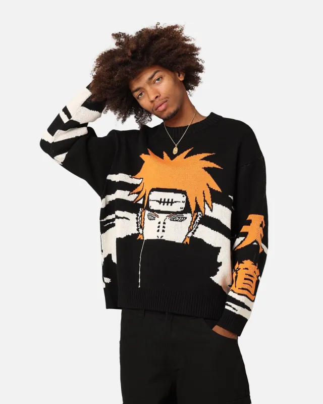 Goat Crew X Naruto Pain Knit Sweater Black/Off White sold by Culture Kings