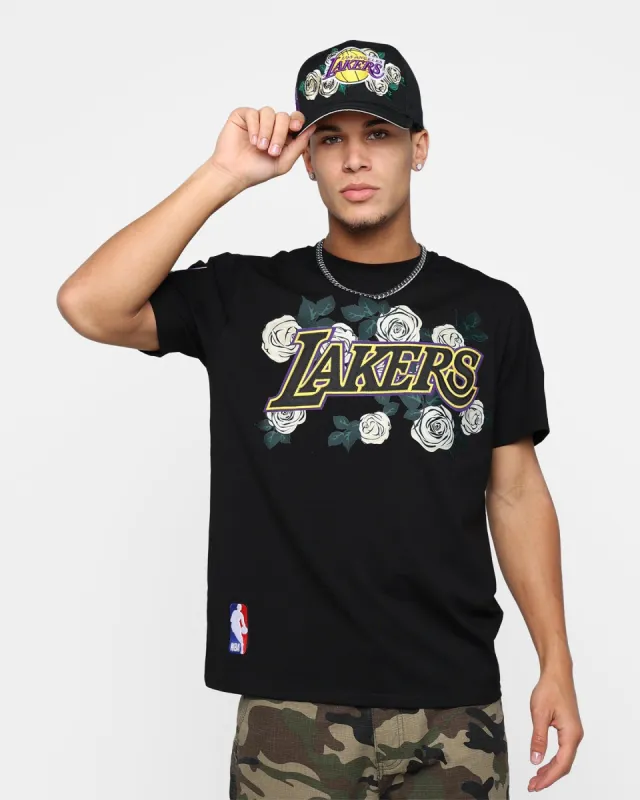 Pro Standard Los Angeles Lakers Roses T-Shirt Black sold by Culture Kings