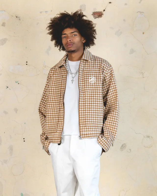 404 Studio Cropped Jacket Brown/Tan sold by Culture Kings