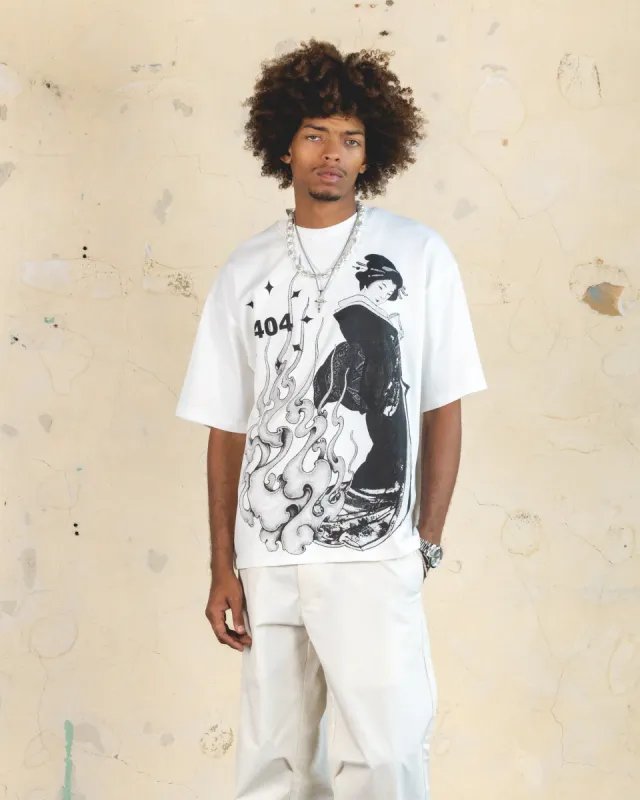 404 Geisha T-Shirt Off White sold by Culture Kings