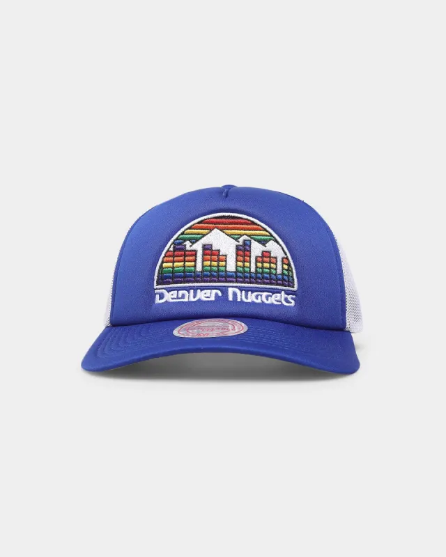 Mitchell & Ness Denver Nuggets 'NBA Off The Backboard' Trucker Snapback Blue sold by Culture Kings