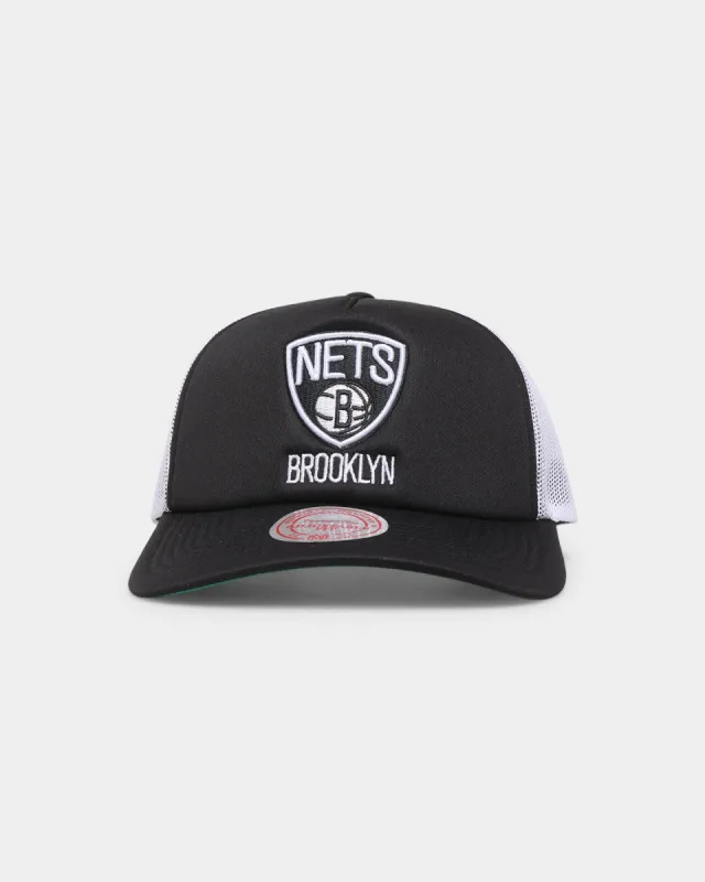 Mitchell & Ness Brooklyn Nets 'NBA Off The Backboard' Trucker Snapback Black sold by Culture Kings