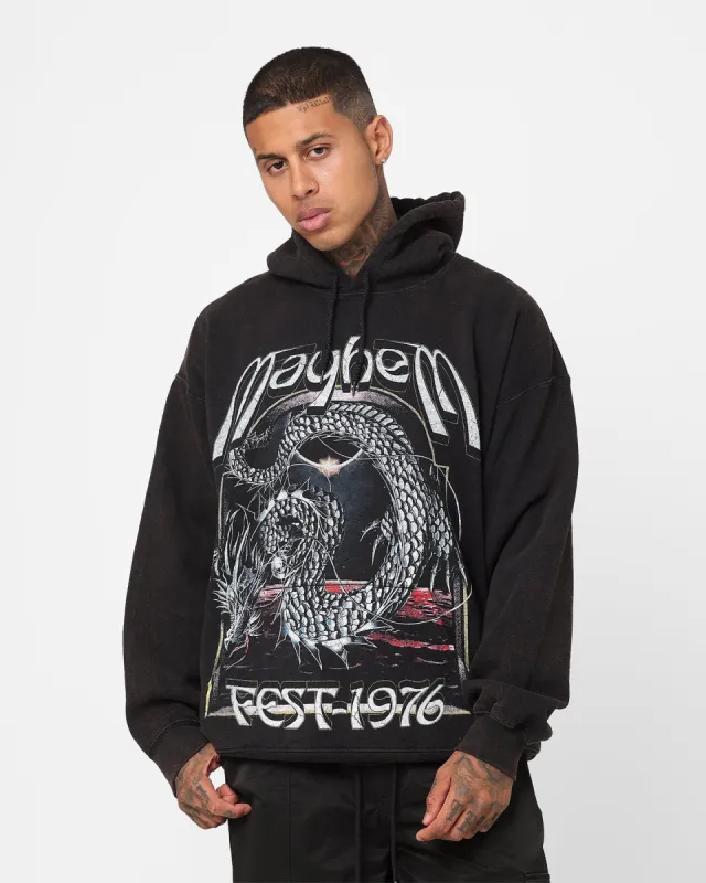 American Thrift Mayhem Fest Hoodie Black Wash sold by Culture Kings