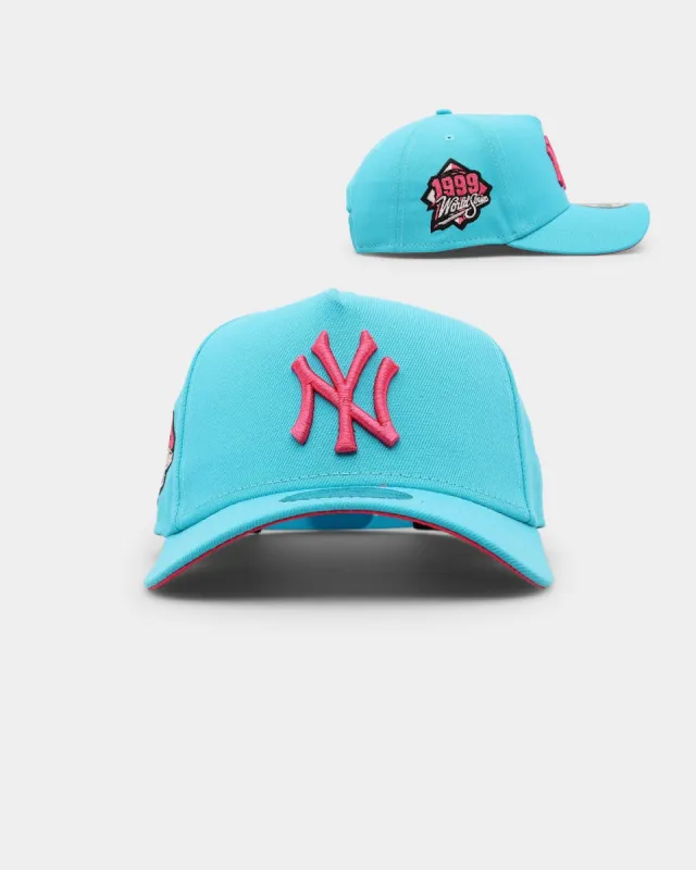 New Era New York Yankees 'Neon Vice' 9FORTY A-Frame Snapback Neon Blue sold by Culture Kings