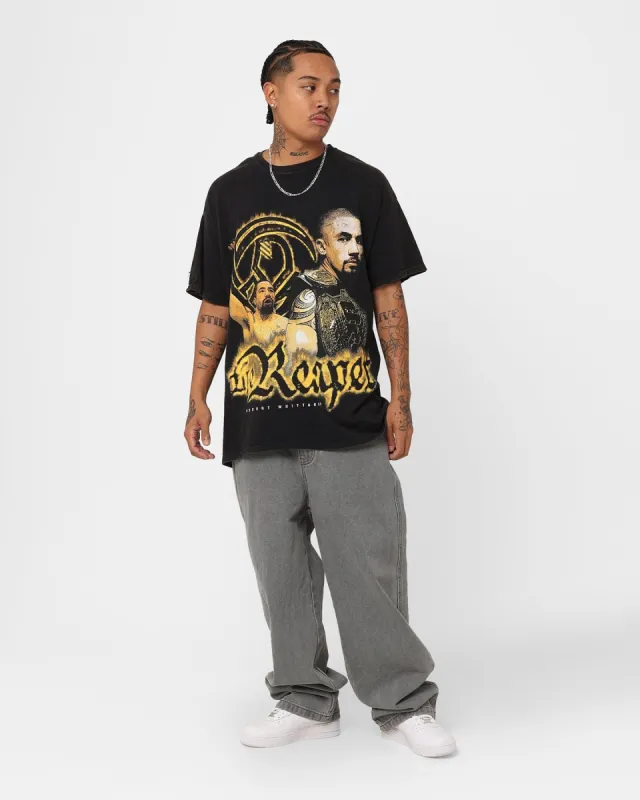 Goat Crew X Rob The Reaper T-Shirt Black Wash sold by Culture Kings