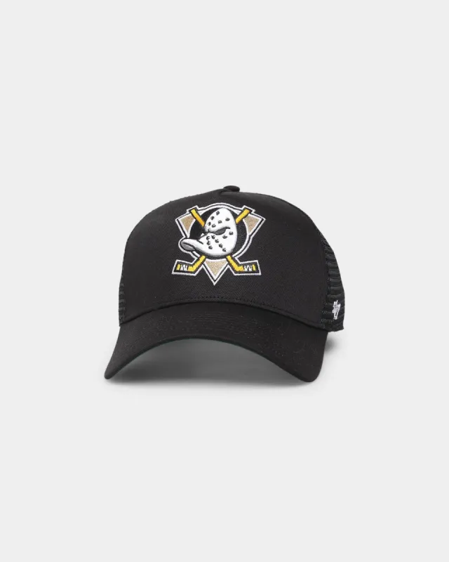 47 Brand Anaheim Ducks Heysen Mesh '47 MVP DT Trucker Snapback Black sold by Culture Kings