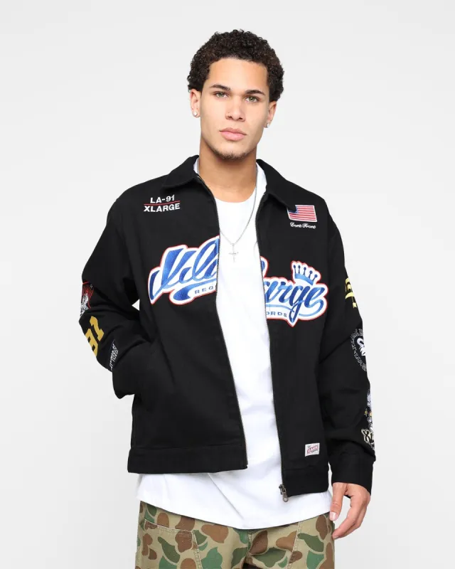 X-Large Records Work Jacket Black sold by Culture Kings