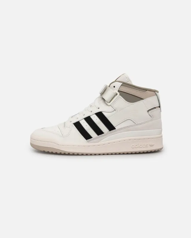 Adidas Forum Mid Off White/Core Black/Wonder Beige sold by Culture Kings