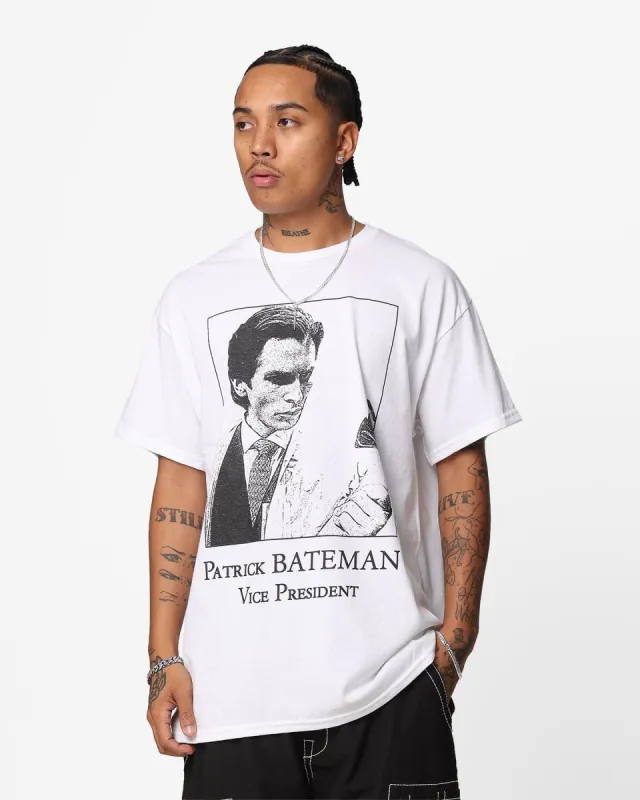 Rats Get Fat X American Psycho Vice President T-Shirt White made by Culture Kings