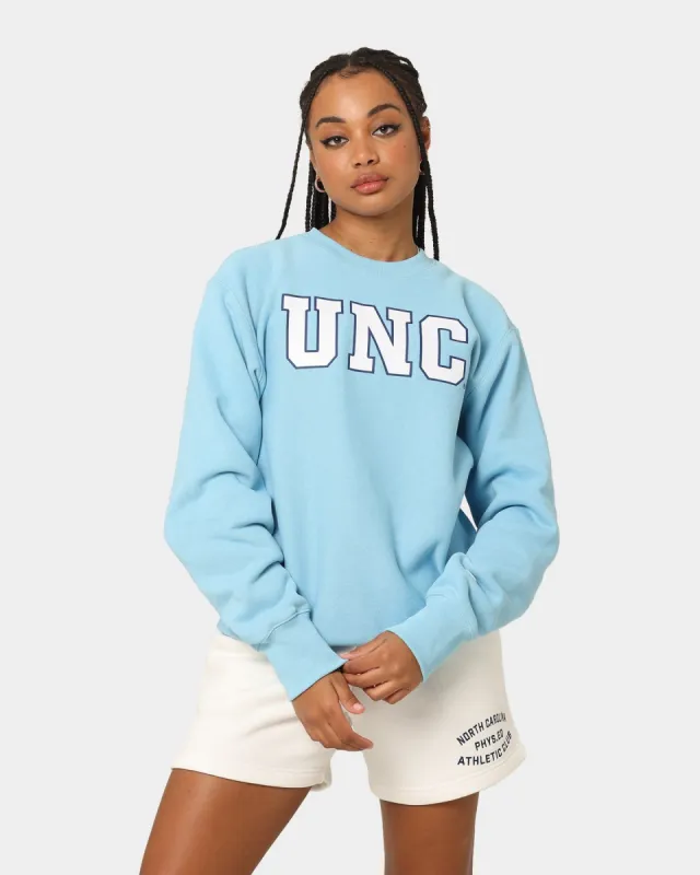 Champion EU Reverse Weave University of North Carolina Tar Heels Crewneck Candid Blue Csi made by Culture Kings