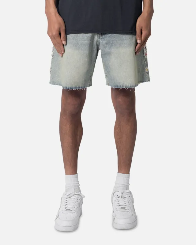 MNML Mojave Denim Shorts Vintage Blue sold by Culture Kings