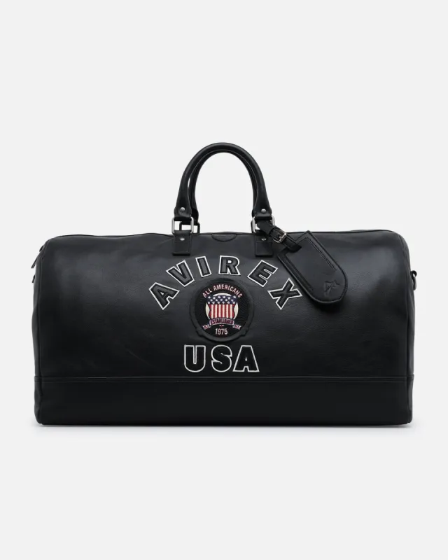 Avirex Icon Duffle Bag Black made by Avirex