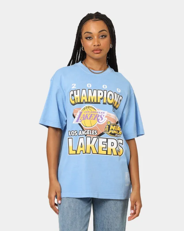 Mitchell & Ness Los Angeles Lakers On Court T-Shirt Blue sold by Culture Kings