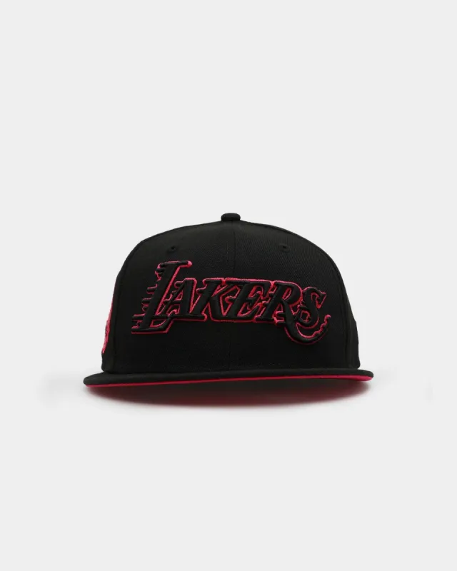 New Era Los Angeles Lakers 'Rose Nights' 59FIFTY Fitted Black sold by Culture Kings