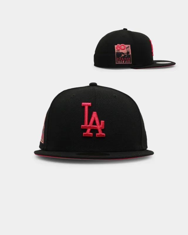 New Era Los Angeles Dodgers 'Rose Nights' 59FIFTY Fitted Black sold by Culture Kings