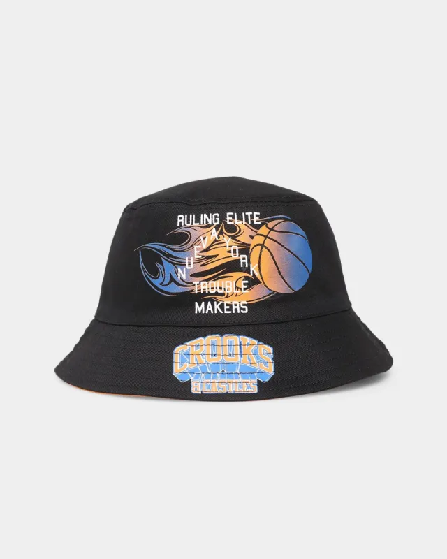 Crooks & Castles Reversible Bucket Hat Orange/Black sold by Culture Kings