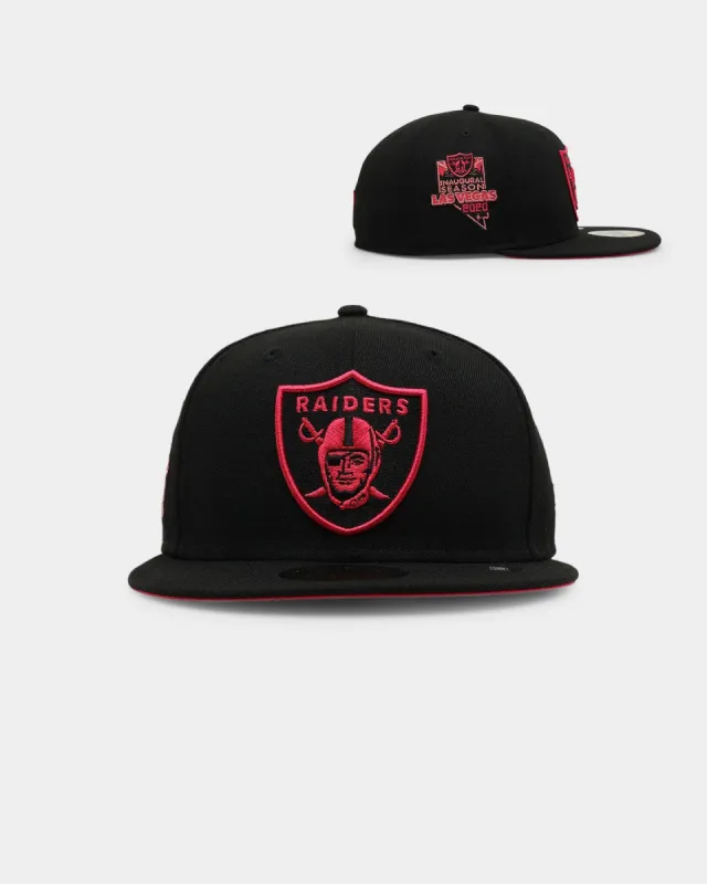 New Era Las Vegas Raiders 'Rose Nights' 59FIFTY Fitted Black sold by Culture Kings
