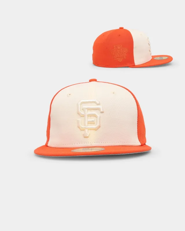 New Era San Francisco Giants 'Tonal Two-Tone' 59FIFTY Fitted Light Beige sold by Culture Kings