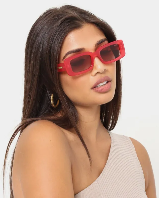 NUQE Fragment Sunglasses Pink/Red sold by Culture Kings