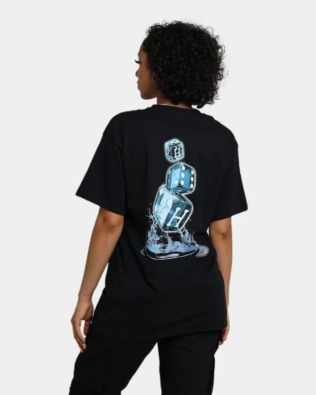 HUF Ice Dice T-Shirt Black sold by Culture Kings
