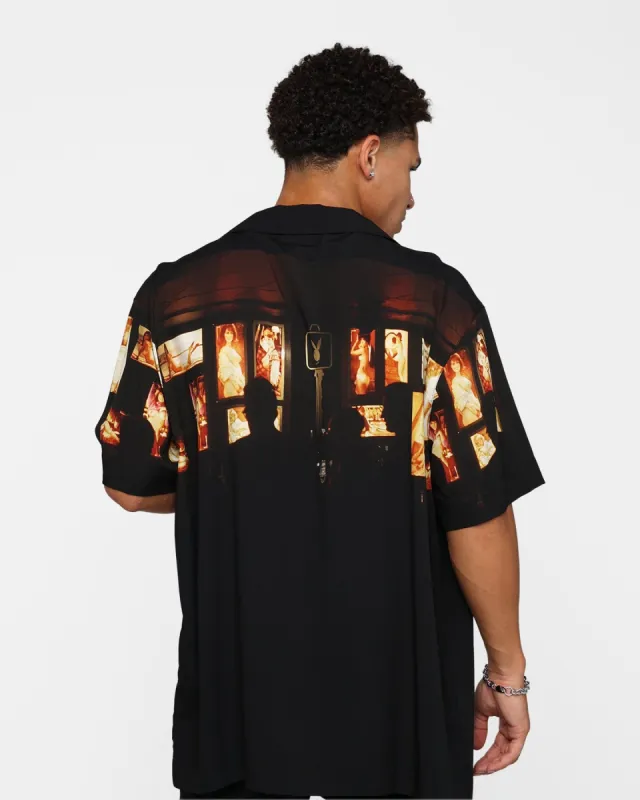 Playboy by Culture Kings Key Party Shirt Black/Multi sold by Culture Kings