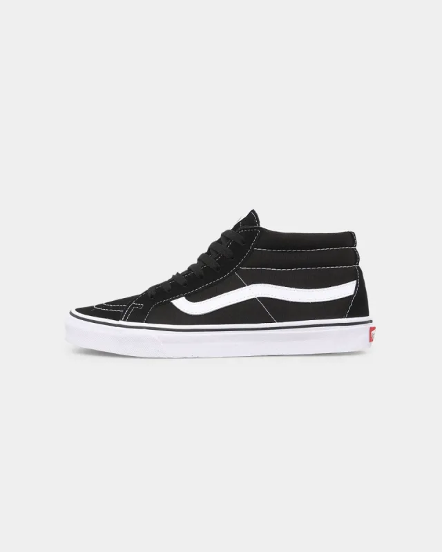 Vans SK-8 Mid Reissue Black/True White sold by Culture Kings