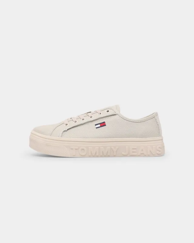 Tommy Jeans Women's Tommy Jeans Mono Colour Flatform Shoes Stony Beige made by Culture Kings