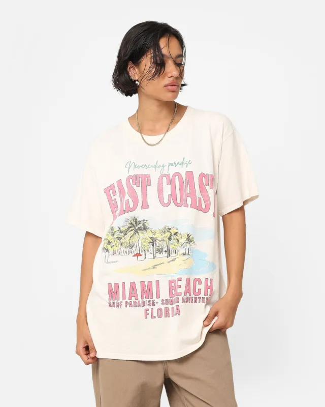 American Thrift Miami Beach Vintage T-Shirt Off White sold by Culture Kings