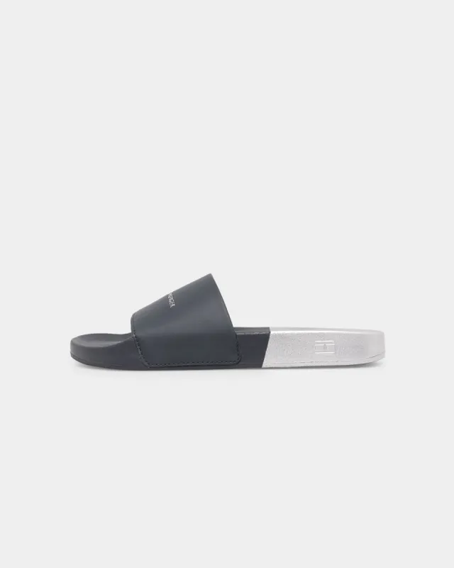 Tommy Jeans Women's TH Metallic Pool Slides Desert Sky sold by Culture Kings