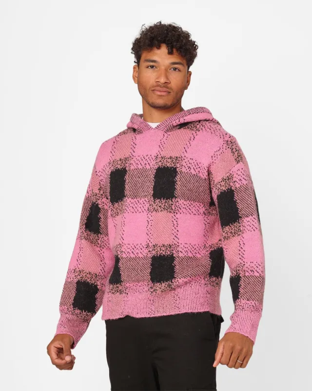 XXIII Dalas Plaid Hoodie Pink/Black sold by Culture Kings