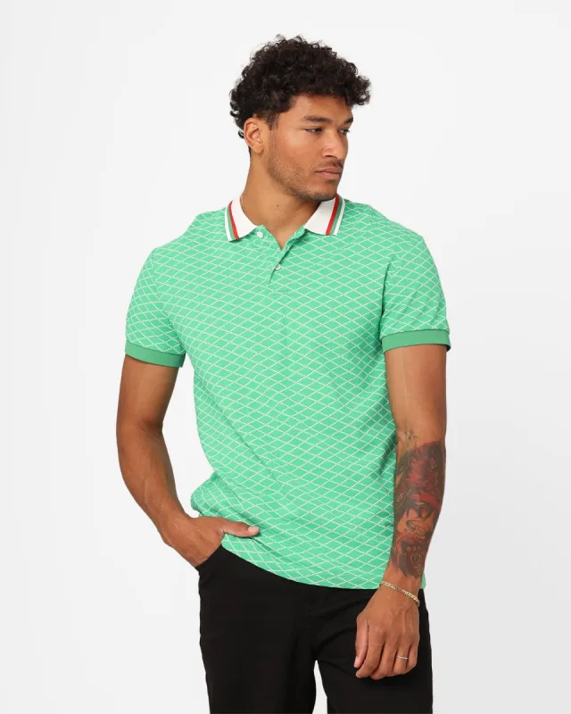 XXIII Printed Polo Shirt Green/White sold by Culture Kings