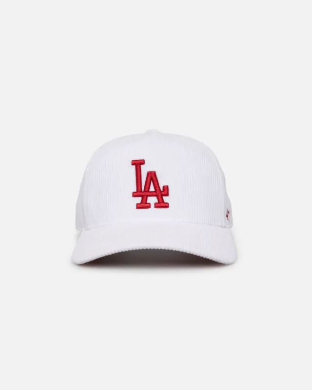 47 Brand Los Angeles Dodgers Thick Corduroy Hitch Snapback Coconut sold by Culture Kings