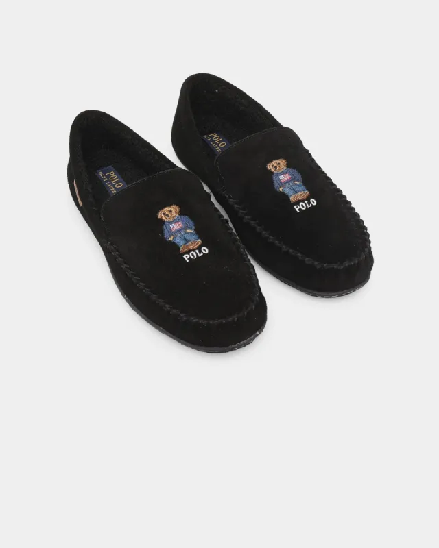 Polo Ralph Lauren Collins Bear Slipper Black sold by Culture Kings